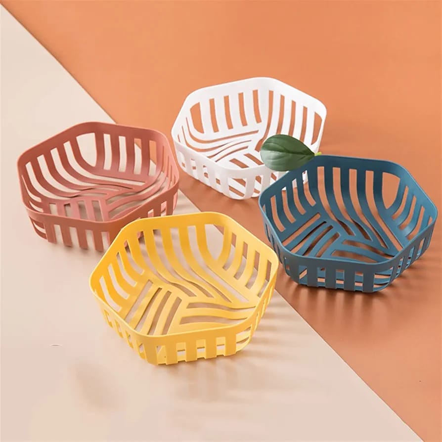 Plastic fruit basket TB-1893