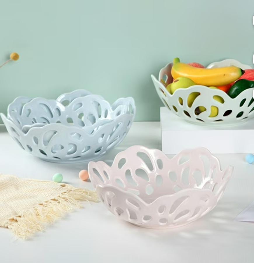 QY-2133 PLASTIC FRUIT BASKET