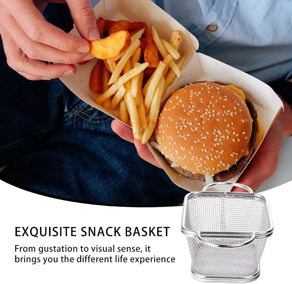 Double handle snack drainer