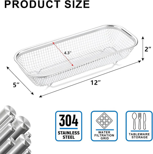 STAINLESS CHOPSTICK BASKET (861342)