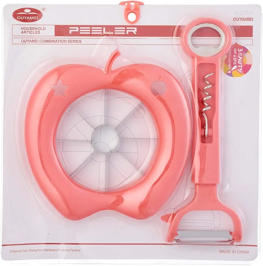 758-3 APPLE CUTTER+PEELER SET