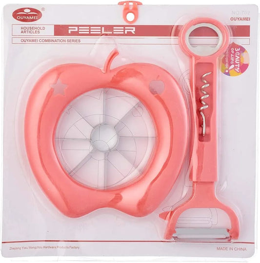 758-3 APPLE CUTTER+PEELER SET