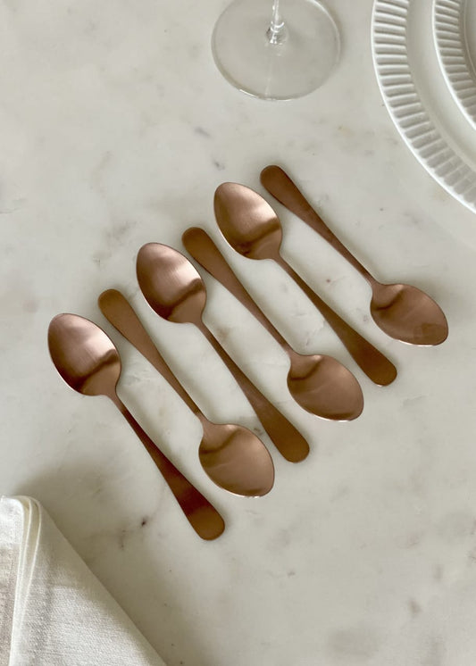 ROSE GOLD TEASPOON 6PCS(793381)