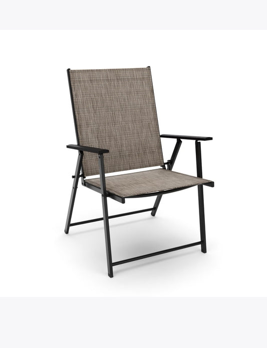 Camping chair 093-926  Brown and blue