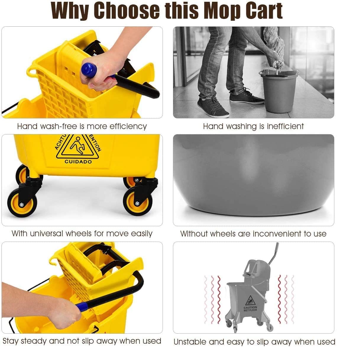 industrial mop Wringer Bucket SJ-004/003/002