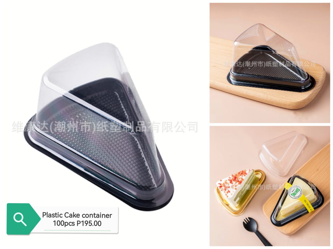 961050 Plastic cake container