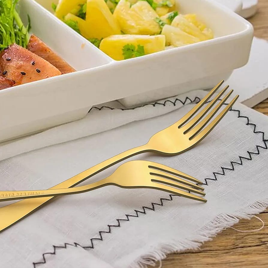 793480 Golden Fork 6pcs 50pcs