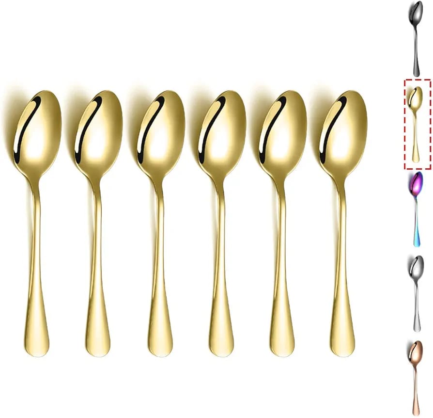 793473 Golden spoon 6pcs