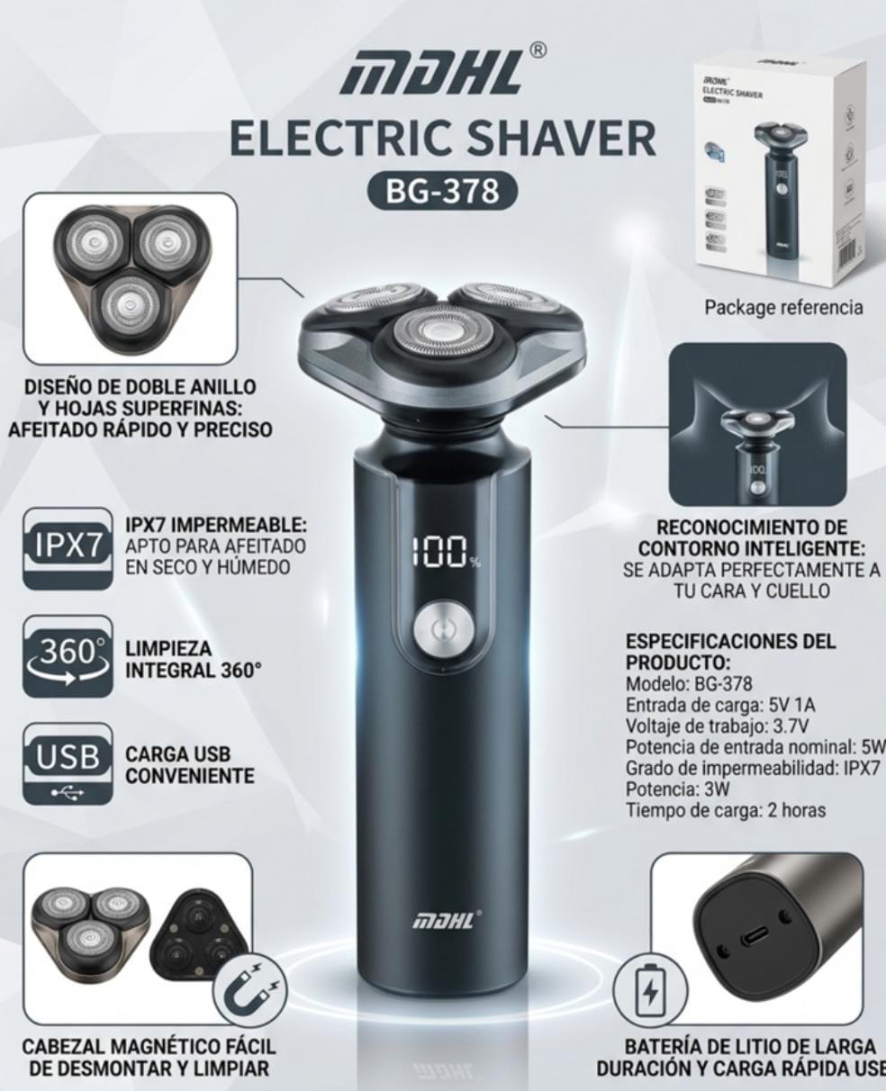 BG-378 ELECTRIC SHAVER