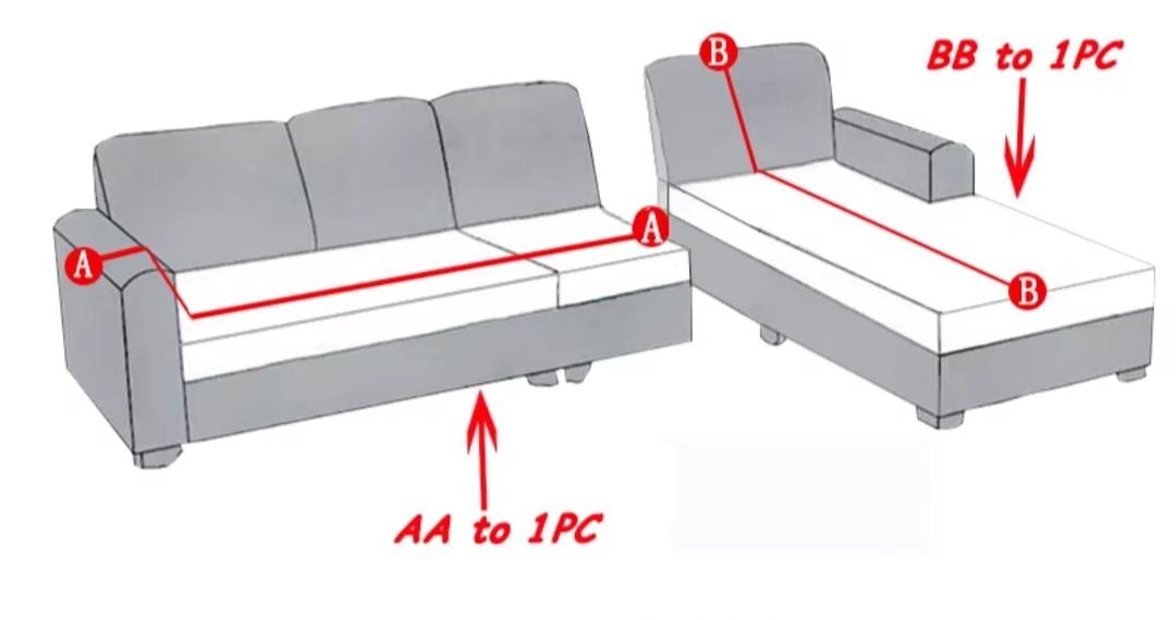 LM06-L Shape Sofa Cover