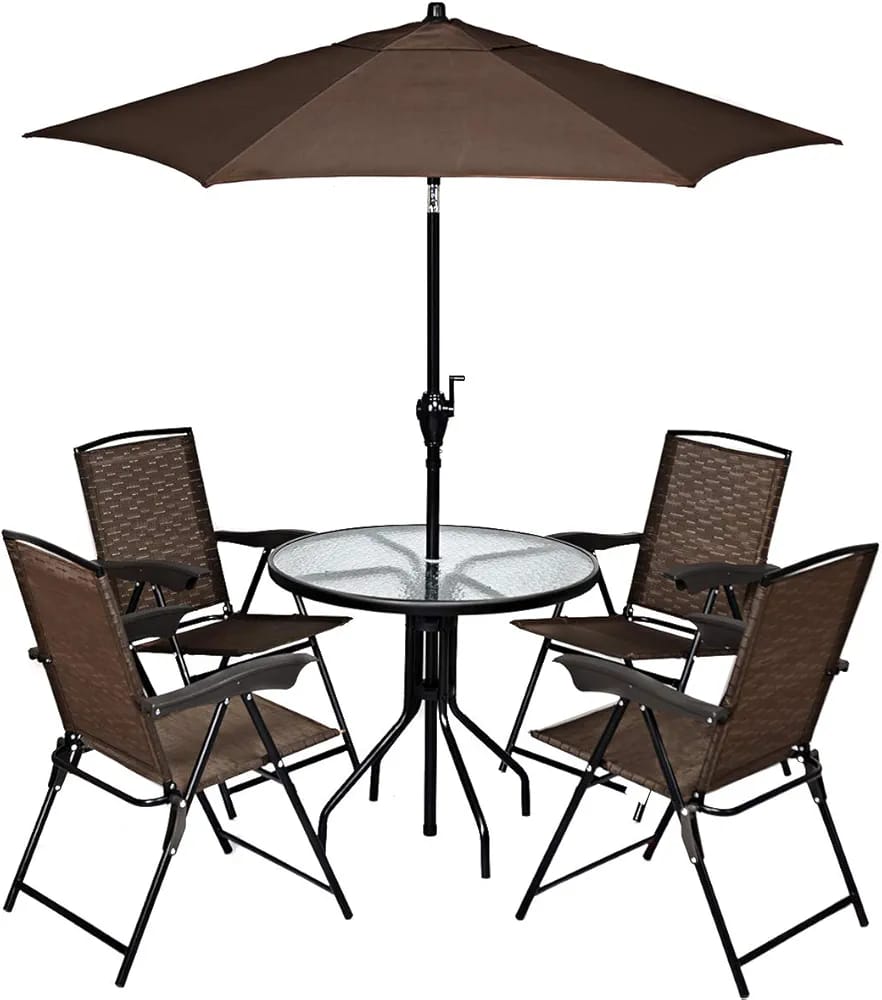 093-82 round glass table