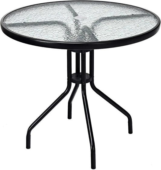 093-82 round glass table