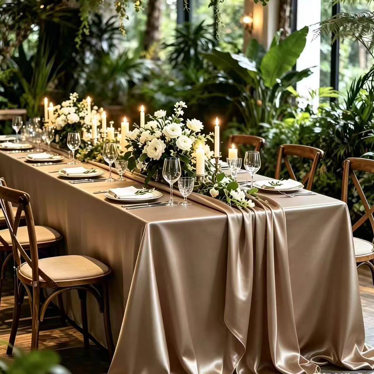 Knitted satin tablecloth Rectangle 230*300mm