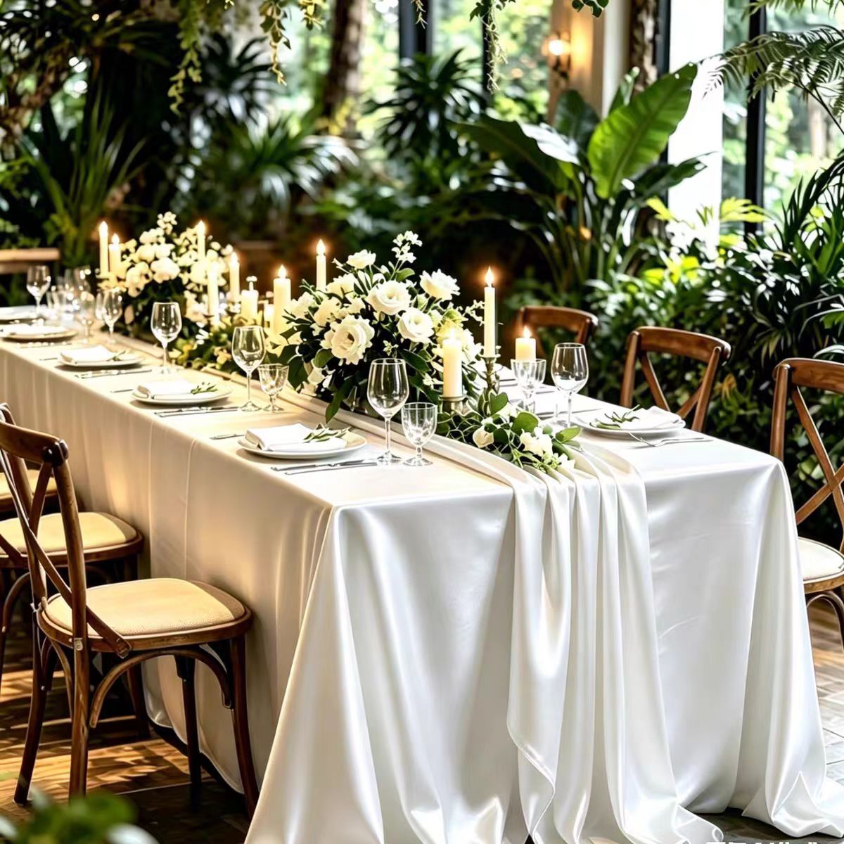 Knitted satin tablecloth Rectangle 230*300mm
